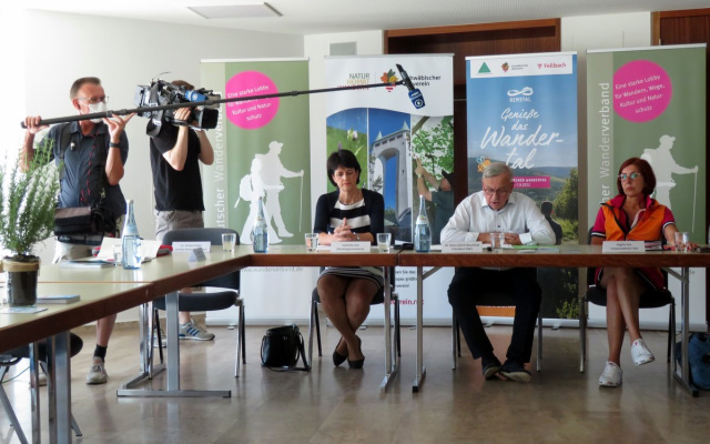 Die ARD berichtete über die Pressekonferenz zum 121. Deutschen Wandertag in Fellbach